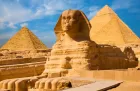 Great Sphinx of Giza full body south view Egypt 2026